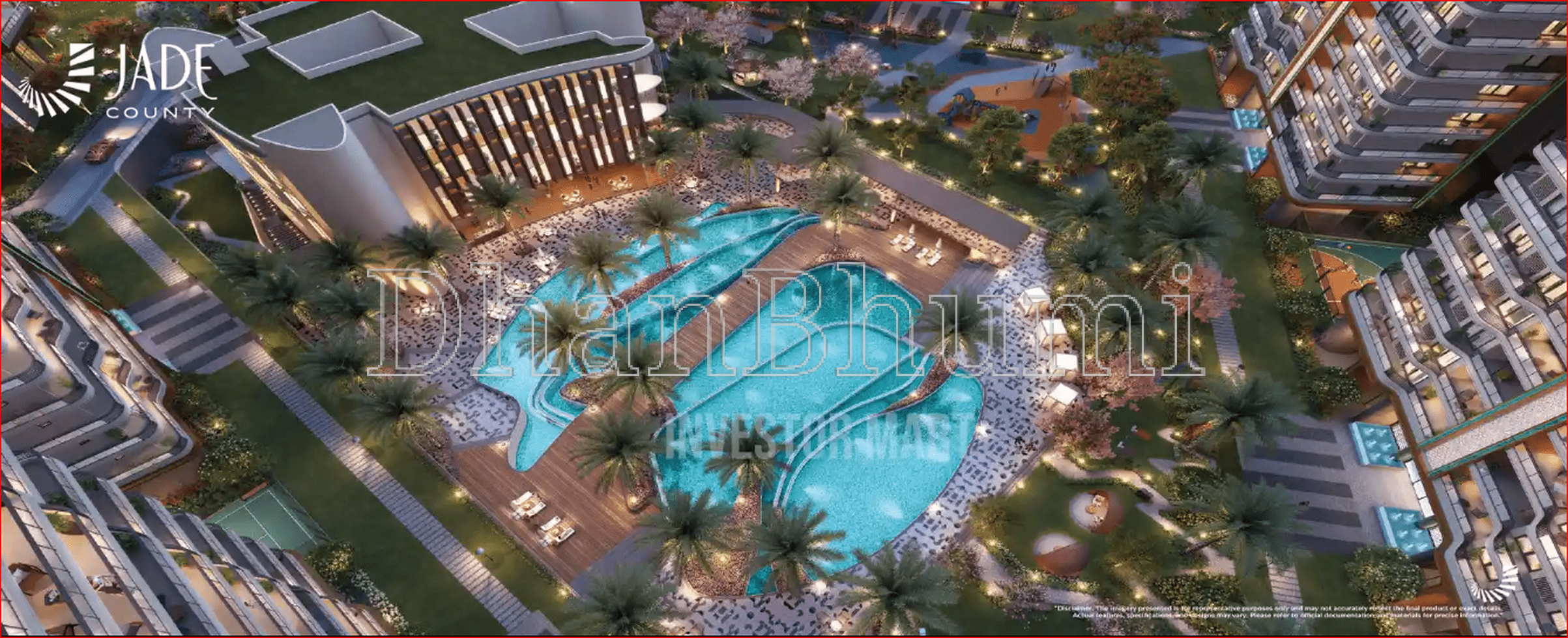 3BHK ,Jade County | Dhanbhumi