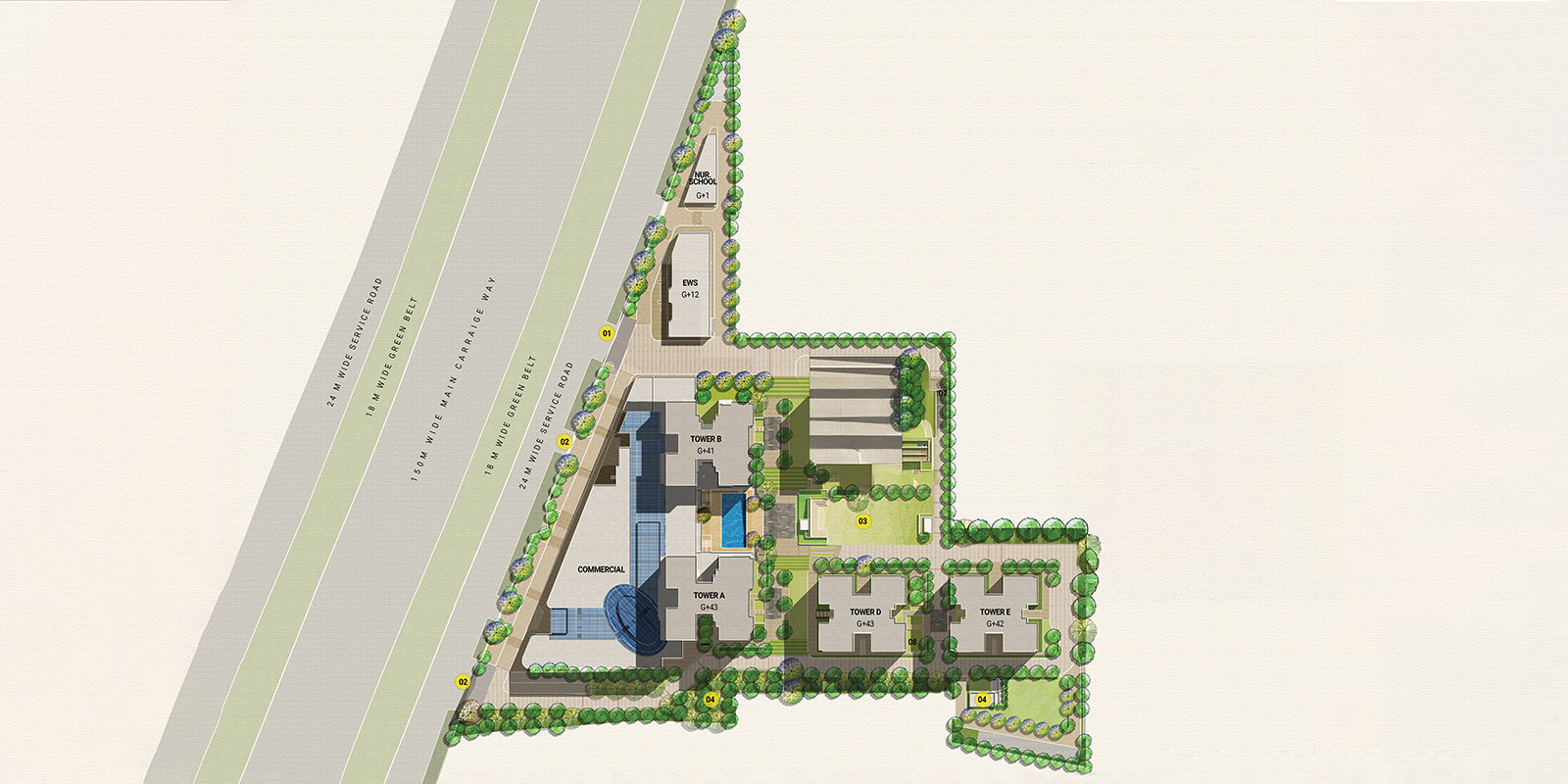 The Palatial by Hero Homes,Master Plan | DhanBhumi