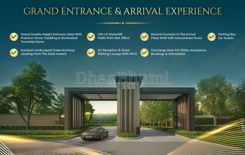 BHK ,Luxury Integrated Residential Plotted Township | Dhanbhumi