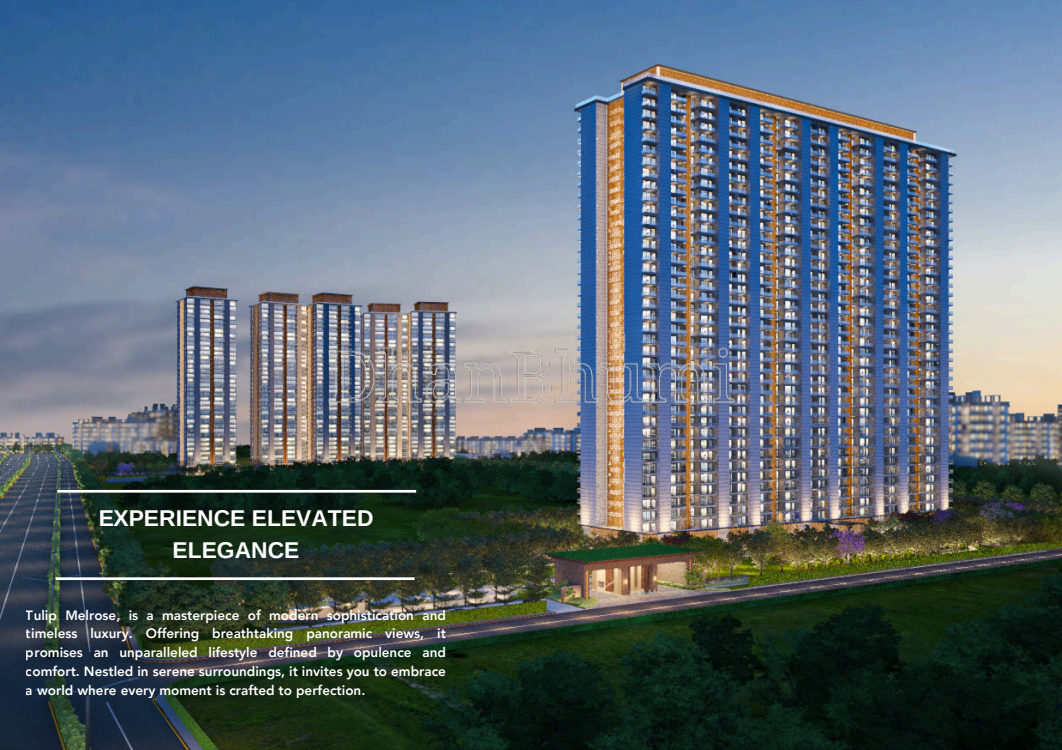  Tulip Melrose - new launch property in India | DhanBhumi 
