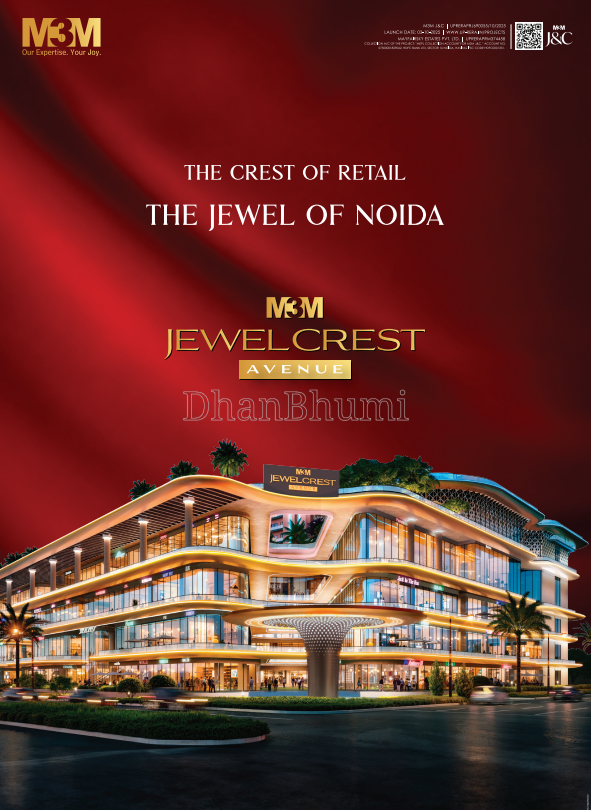  M3M JewelCrest Avenue - new launch property in India | DhanBhumi 